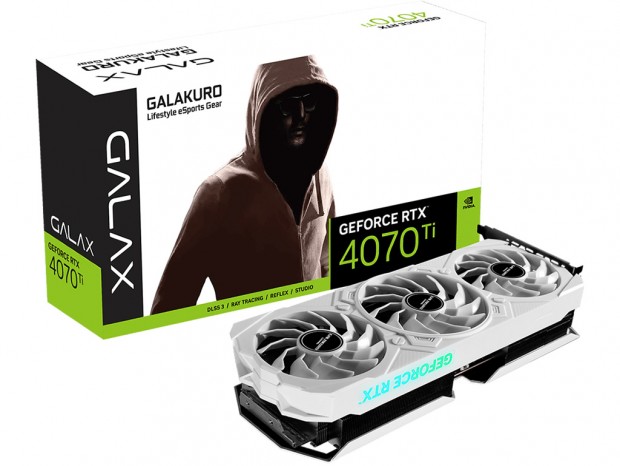 ホワイトカバーと3連ファン、玄人志向「GK-RTX4070Ti-E12GB/WHITE/TP」発売