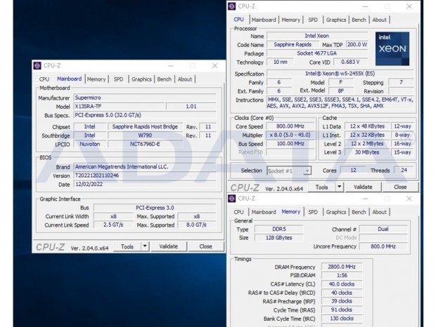 世界初、Xeon W-3400/W-2400正式サポートのOCメモリ「ADATA DDR5 5600 R-DIMM」