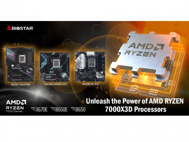 BIOSTAR、Socket AM5マザーボード計3モデルにRyzen 7000X3D対応BIOS提供開始