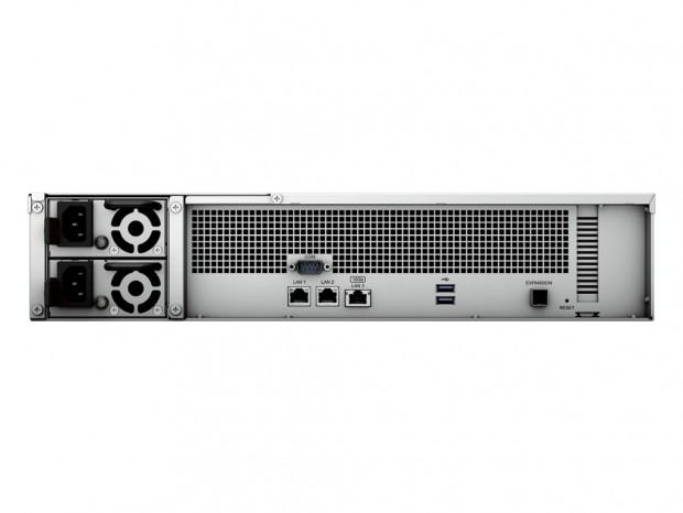 クアッドコアRyzen搭載の12ベイ2Uラックマント型NASがSynologyから