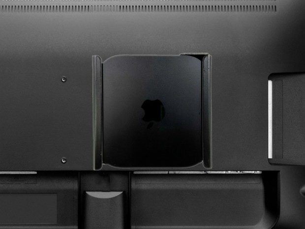 Apple TV 4Kをディスプレイ裏面や壁に固定できるマウンタが長尾製作所から