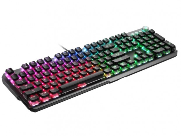 MSI、Clickyタイプの高速スイッチを搭載した「VIGOR GK71 SONIC – BLUE SWITCHES」