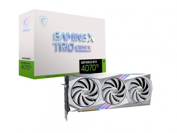 MSI、TRI FROZR 3を搭載したGeForce RTX 4070 Tiホワイトモデル数量限定発売
