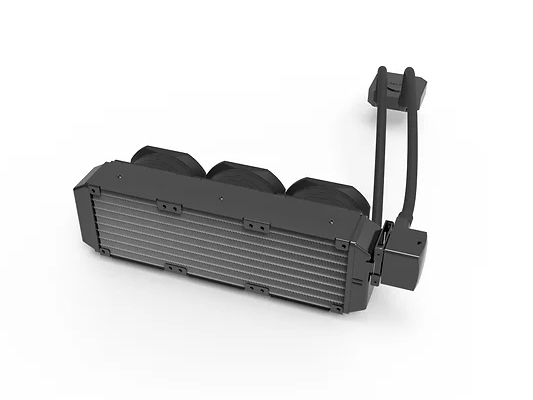 8,000rpmの80mmファンを3基搭載する2U対応オールインワン水冷がDynatronから