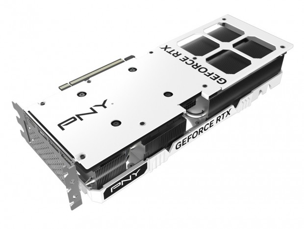 オリジナル3連ファンクーラーを搭載する白いGeForce RTX 4070 TiがPNYから