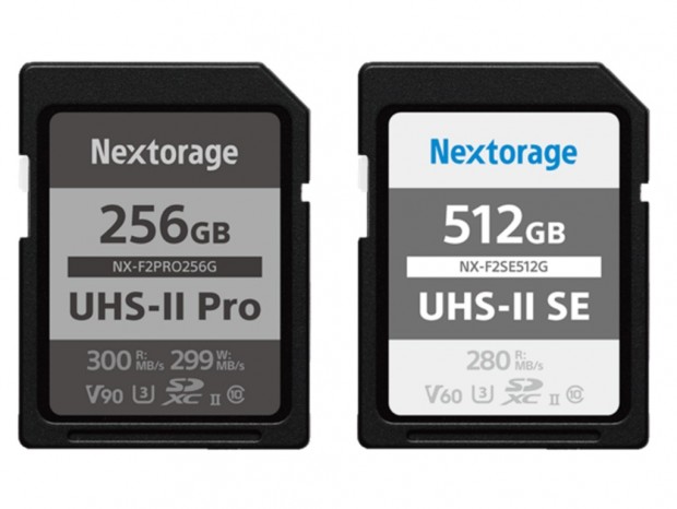 pSLC採用で最高300MB/sのSDカード、Nextorage「NX-F2PRO」など2種