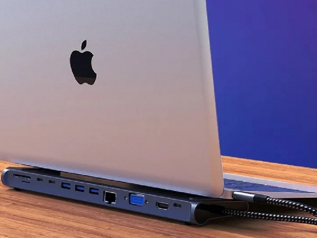 Gloture、ノートPCスタンドになる12-in-1の多機能ドック「GeePort-Max」
