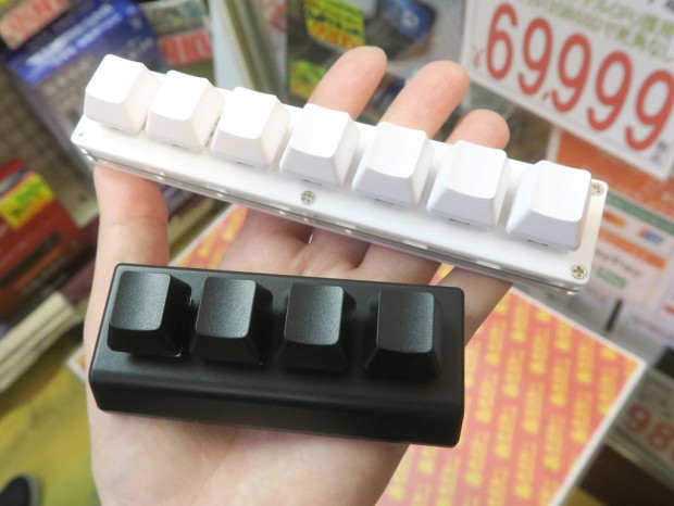 4キー＆7キーのメカニカルスイッチを搭載した安価なマクロキーボードが入荷。2,000円から エルミタージュ秋葉原