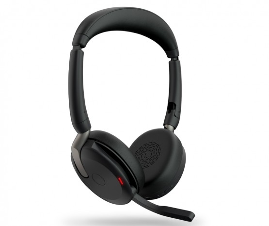 クリアマイクとハイブリッドANC搭載の折りたたみ式ワイヤレスヘッドセット「Jabra Evolove2 65 Flex」