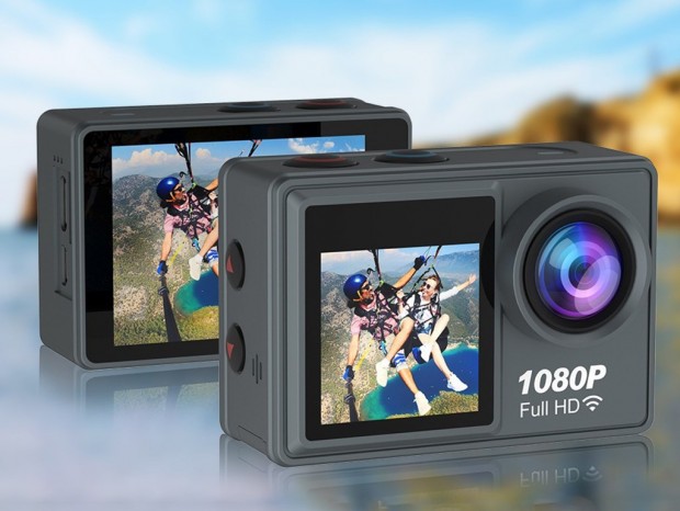 Gloture、水深30m対応＆前後2画面搭載のフルHDアクションカメラ「GeeAction」