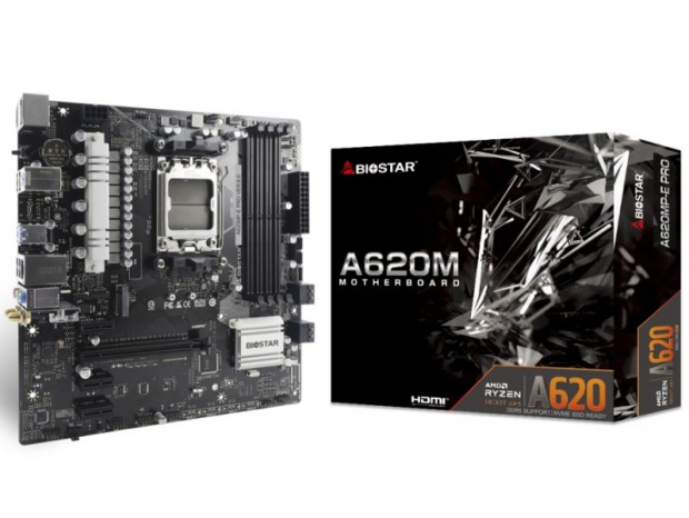 TDP170W対応のAMD A620採用MicroATXマザーボード、BIOSTAR「A620MP-E PRO」
