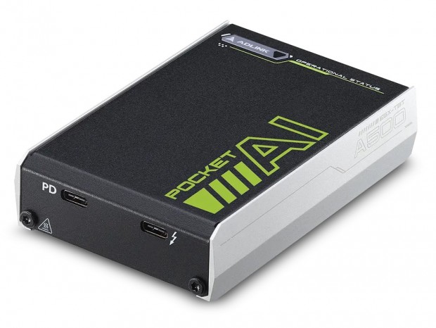 NVIDIA RTX A500を搭載したポケットサイズのポータブルGPU「Pocket AI」が国内販売開始