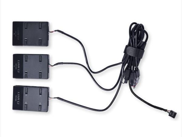 PCケース内蔵型の3ポートUSB 2.0ハブ、Lian Li「LL-USB2.0 1 to 3 HUB」