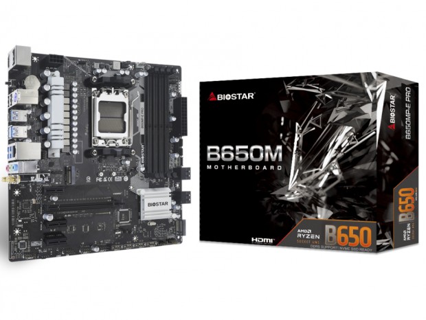 AMD B650チップ採用のエントリーMicroATXマザーボード、BIOSTAR「B650MP-E PRO」