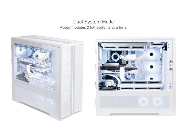 3つのモードを選択できるデュアルシステムフルタワー、Lian Li「V3000 PLUS」にホワイト登場