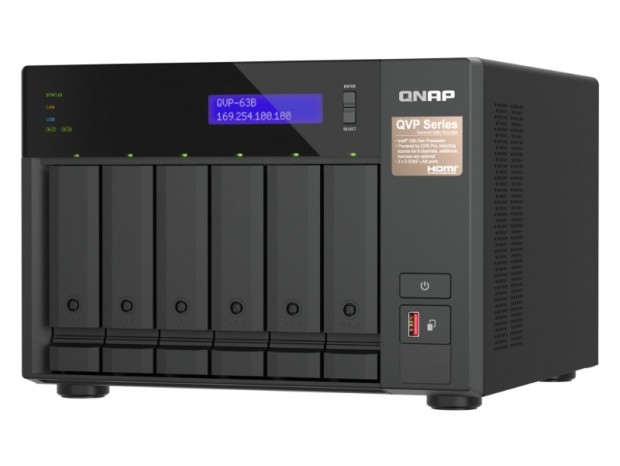 第12世代Intel Core搭載のビデオ監視向けNASサーバー、QNAP「QVP-85B/63B」