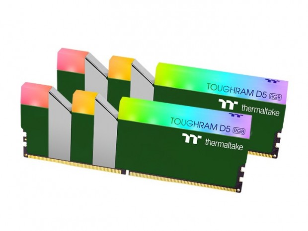 Thermaltake、全6色のカラバリが揃うDDR5-5600メモリ「TOUGHRAM RGB D5」