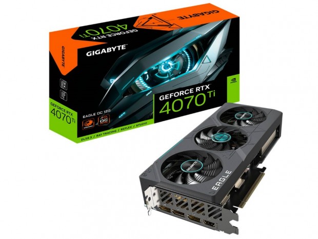 カード長261mmのGeForce RTX 4070 Ti、GIGABYTE「GV-N407TEAGLE OC-12GD R2.0」