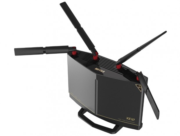12ストリーム対応のWi-Fi 6E無線LANルーター、バッファロー「WXR 