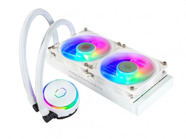 Cooler Master、新型デュアルチャンバーポンプ採用の白いオールインワン型水冷ユニット2機種
