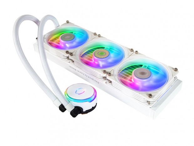 Cooler Master、新型デュアルチャンバーポンプ採用の白いオールインワン型水冷ユニット2機種