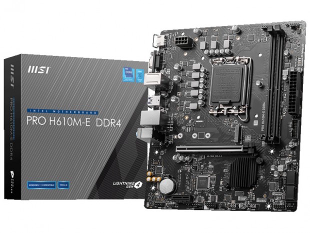 Amazon限定販売のMSI「PRO H610M-E DDR4」は税込12,980円で5月下旬発売