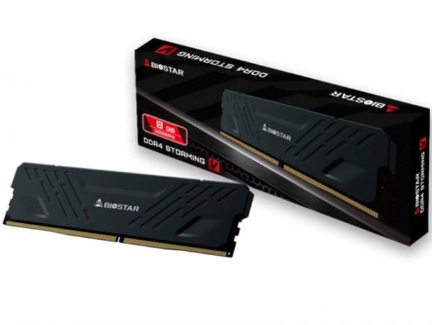 BIOSTAR、オリジナルヒートシンクを搭載するOCメモリ「DDR4 Storming V」