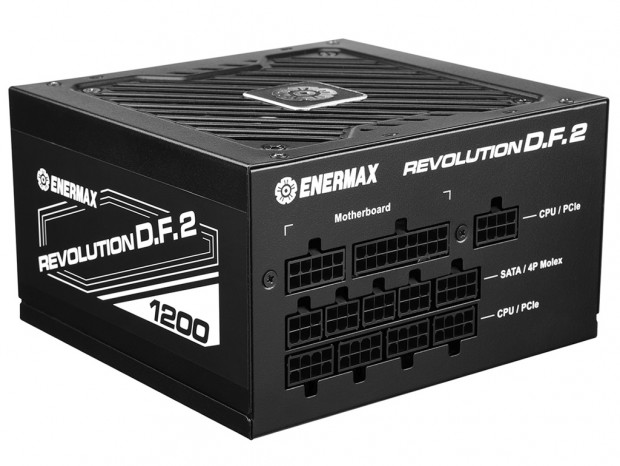 最大容量1,200Wのフルモジュラー電源ユニット、ENERMAX「REVOLUTION D.F. 2」12日発売