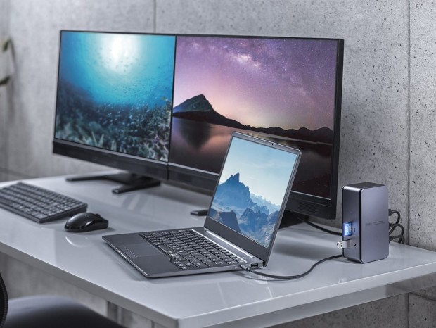 デュアル4K HDMIポート搭載の11-in-1多機能Type-Cドックがサンワサプライから