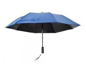 ファンで涼む新しい日傘『折りたたみファンブレラ』