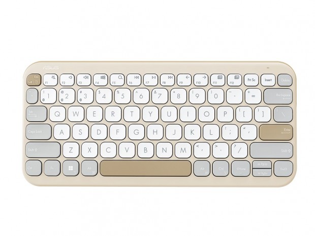 ASUS、シザースイッチを採用したポップなキーボード「Marshmallow Keyboard KW100」