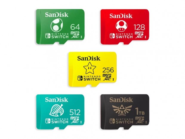 SanDisk、任天堂ライセンスのNintendo Switch用microSDXCに1TBモデルを追加