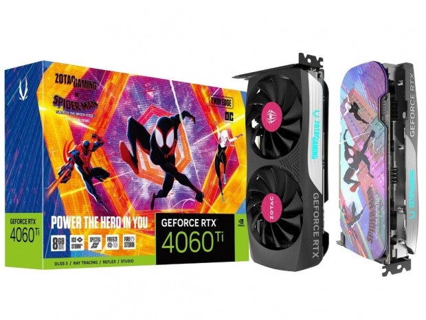 ZOTAC、スパイダーマンコラボモデルなどGeForce RTX 4060 Ti計2