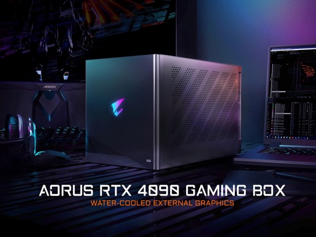 GIGABYTE、水冷式GeForce RTX 4090を搭載した外付けGPU「AORUS RTX 4090 GAMING BOX」