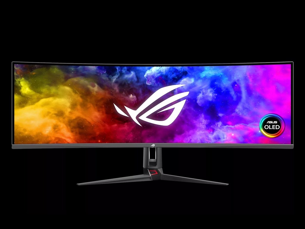 ASUS、32:9比の超ワイドパネルを採用する49型5K有機EL「ROG Swift OLED
