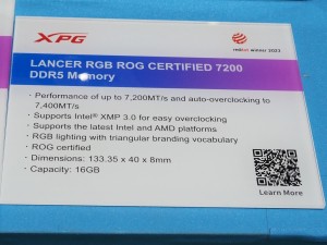 LANCER RGB ROG CERTIFIED 7200 DDR5