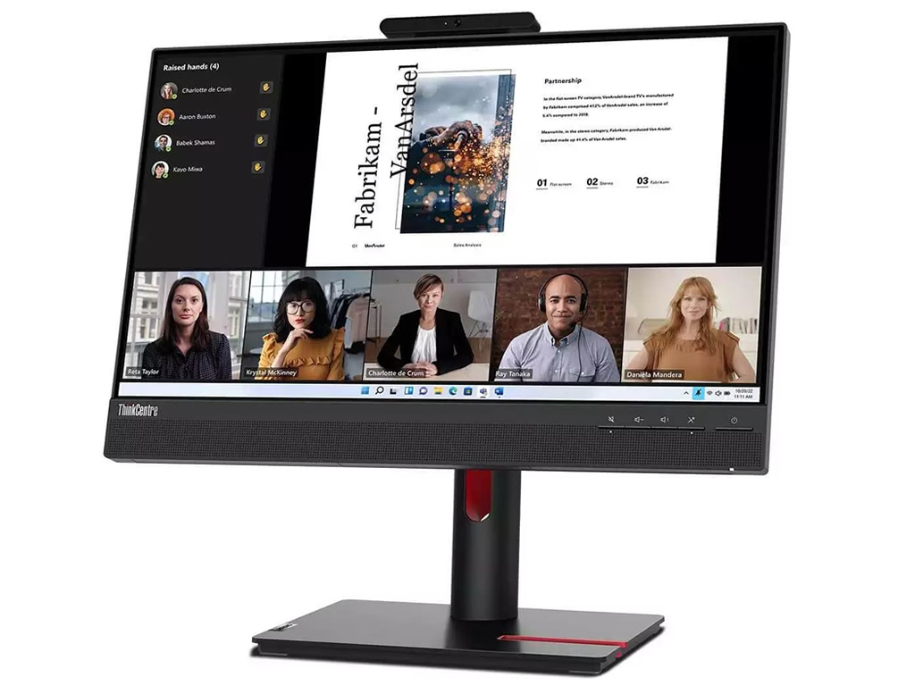 レノボ、Tinyシリーズ専用ディスプレイ「ThinkCentre Tiny-in-One 22