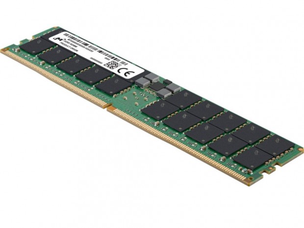 Micron、容量96GBのサーバー向けDDR5 RDIMMメモリ量産開始