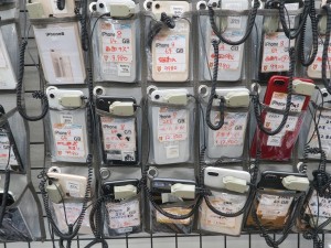 中古Dランク品のiPhone