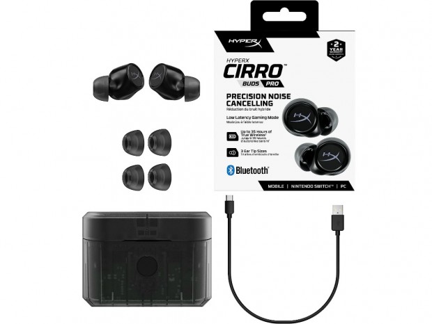 新品】HyperX Cirro Buds Pro ワイヤレスイヤホン ブラック HyperX