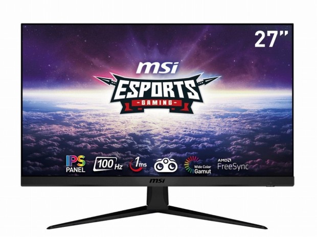 MSI、100Hz/1msに対応する27型フルHDのエントリーゲーミング液晶「G2712V」