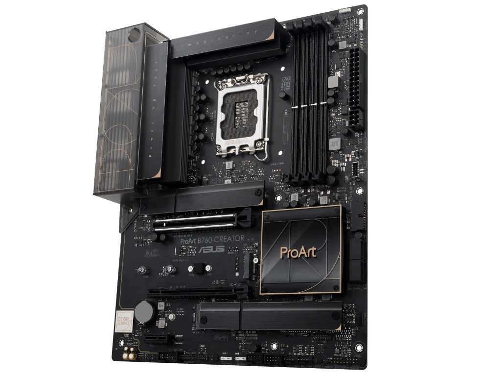 ASUS、Intel B760採用のクリエイター向けマザーボード「PROART B760 