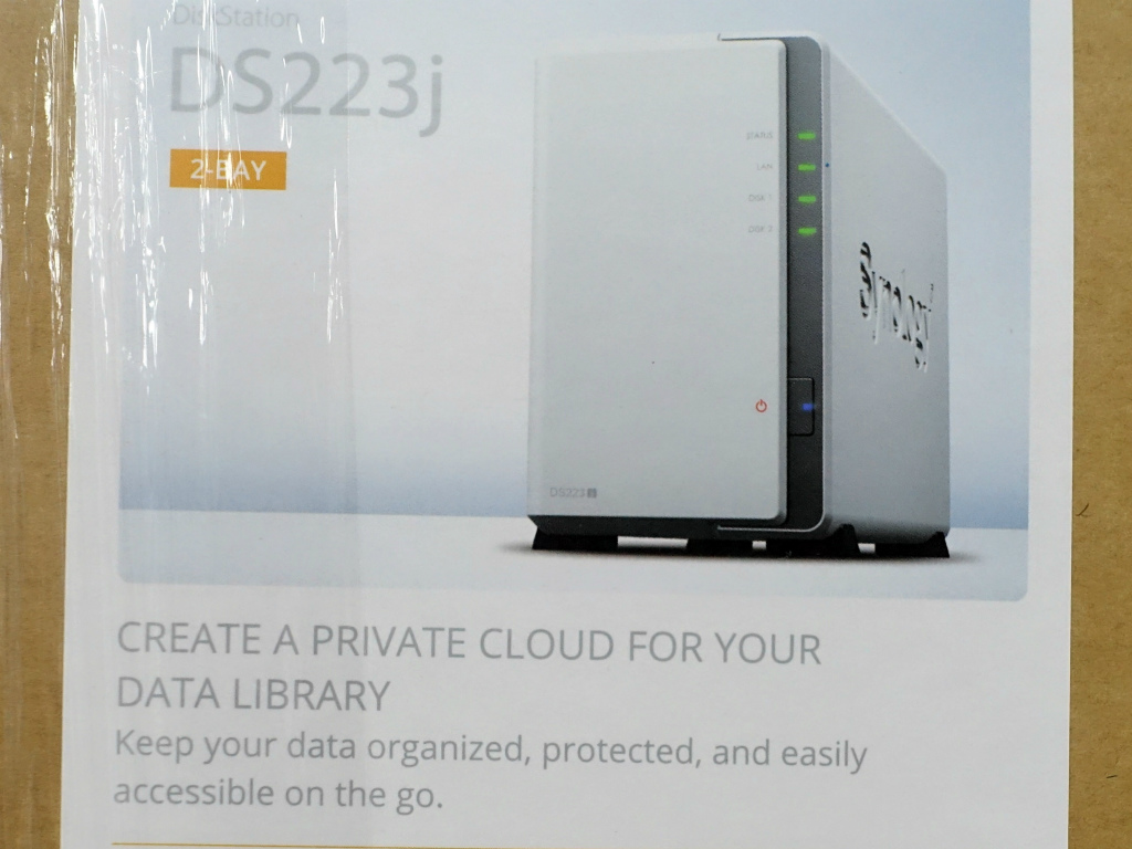 Synology DiskStation DS218j 2ベイ 苦く NAS キット 日本正規代理店 