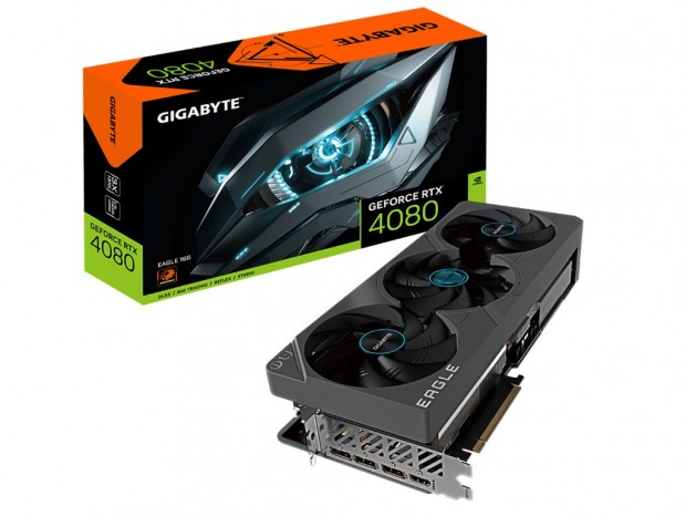 WINDFORCEとデュアルBIOS搭載のGeForce RTX 4080、GIGABYTE「GV-N4080EAGLE-16GD」