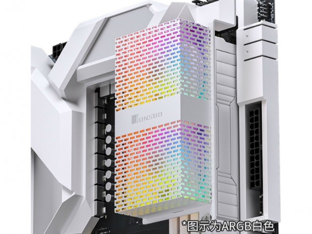 50mm ARGBファンを2基搭載するメモリ用クーラー、JONSBO「NF-1」シリーズ