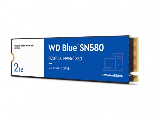 nCache 4.0対応のPCIe 4.0 NVMe M.2 SSD、Western Digital「WD Blue SN580」