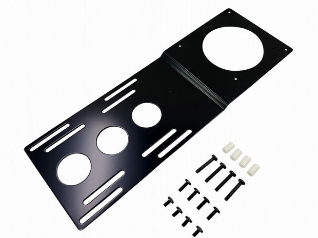 長尾製作所、モニターアームでVESA穴を塞がない「VESA規格増設プレート ロング」発売