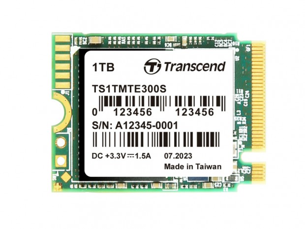 トランセンド、容量1TBのNVMe M.2 2230 SSD「TS1TMTE300S」7月下旬発売
