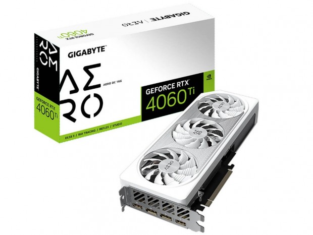 GIGABYTE、シルバーホワイトのクリエイターモデルなど16GB版GeForce RTX 4060 Ti計2機種発売