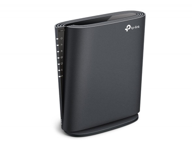 スリムデザインの国内限定縦置き型Wi-Fi 6ルーター、ティーピーリンク「Archer AX73V」